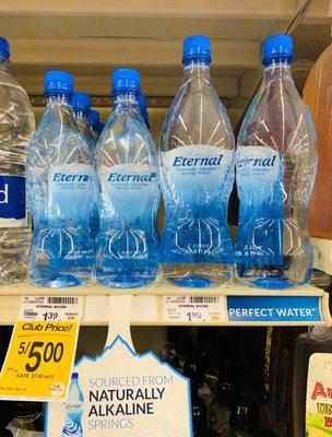 Eternal Water-Naturally Alkaline, Natural Electrolytes, Natural pH Spring Water. Available Now at Safeway!!