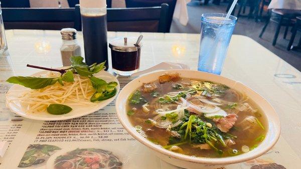 House special pho#15 large with extra meat $15