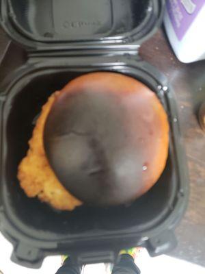 Burned Chicken Sandwich