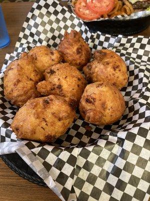 Half dozen of the famous clam cakes