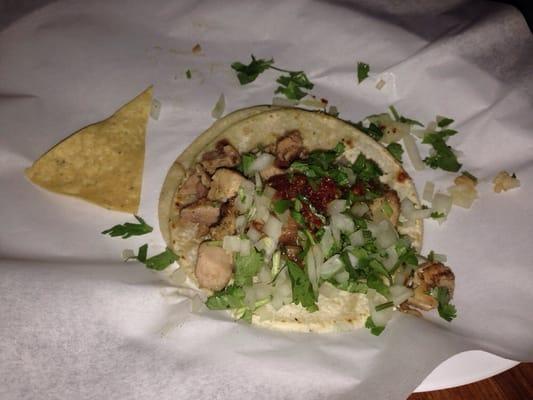 Chicken taco