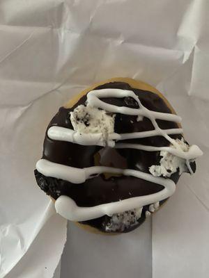 Chocolate Oreo donut