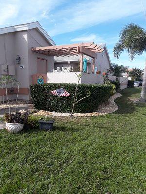 If you need mulch Rocks sod,plants tree trimming,,call  Gomez landscaping 3212948258