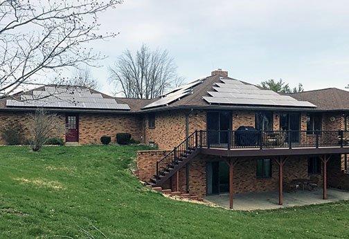 Carbondale, Illinois Solar Array - 14 Kilowatt (KW) Roof-Mounted