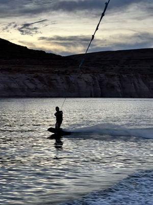 Wakeboarding Surfs Up Lake Powell