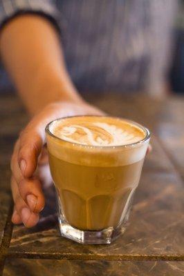 Try our traditional drinks such as our cortado