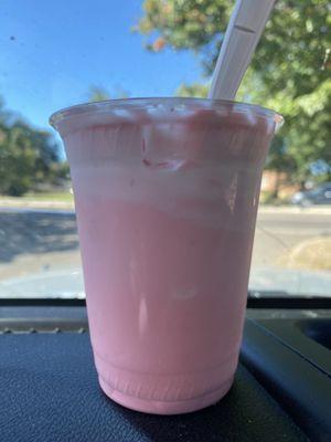 Strawberry lemonade Italian ice & custard