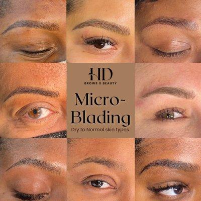 Microblading - All manual hairstrokes