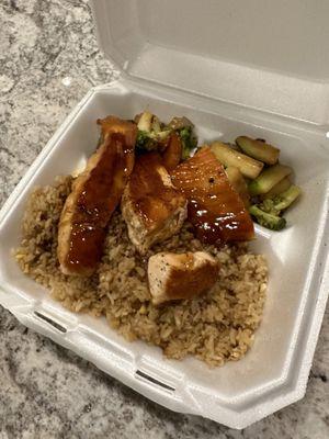 Hibachi Salmon Dinner