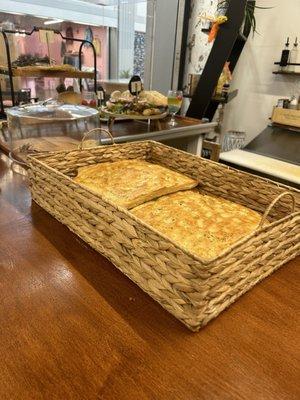 Bread on the counter- tempting!!