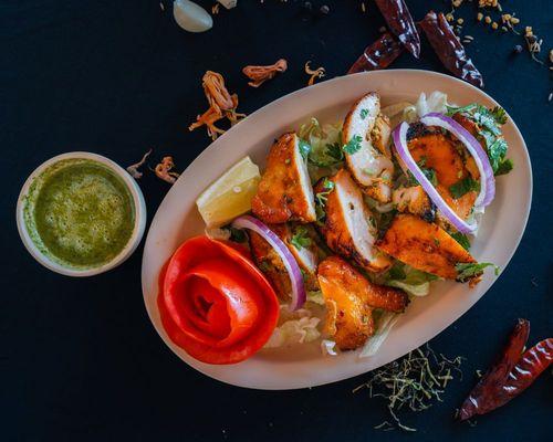 Paneer Tikka comes from Tandoor