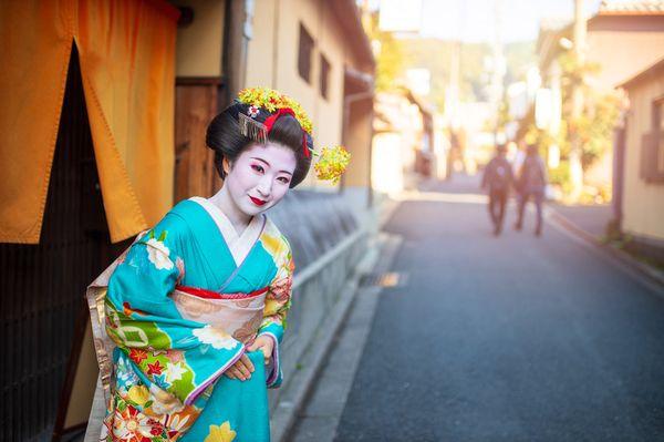 Maikos are geishas in training, and we can arrange for you to meet them