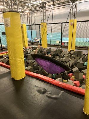 Foam pit & swings