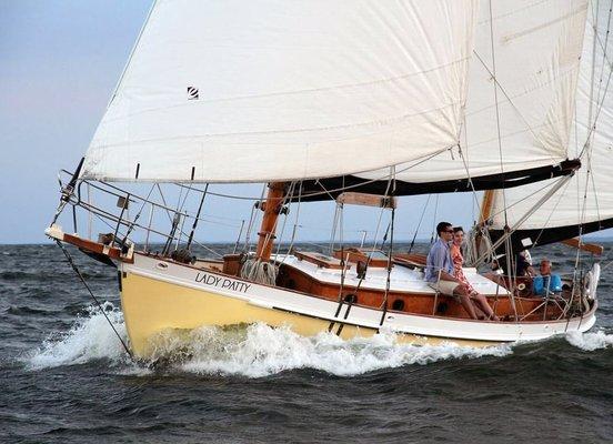 1935 Philip L. Rhodes 45' ketch. Accommodates 13 guests