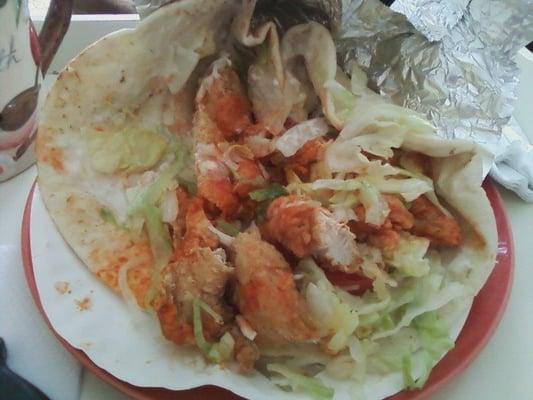 buffalo chicken wrap