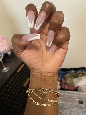 Another snapshot of the designed nails!