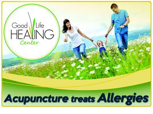 Acupuncture treats Allergies