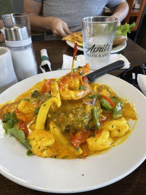 Shrimp Mofongo