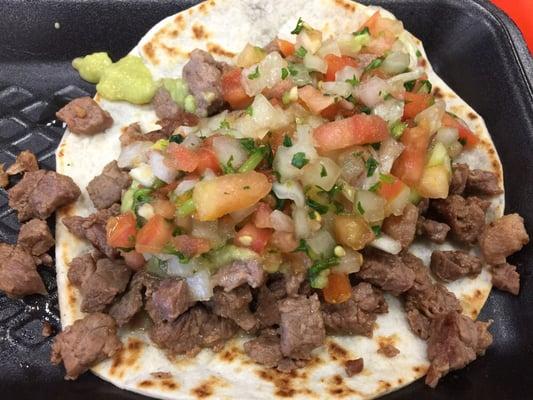 Carne asada taco