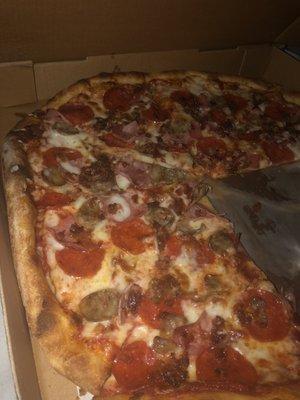 meat lovers pizza