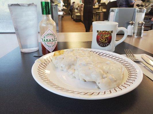 Biscuits and Gravy..........all over.