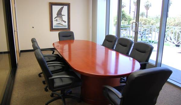 The conference room at Lester & Cantrell, LLP.