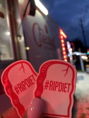 #RIPDIET stickers