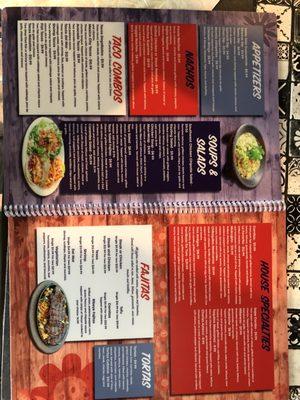 Taco Fiesta Menu