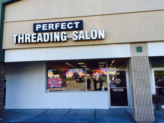 Front view of the salon