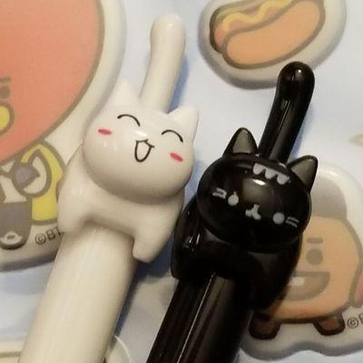 cute kitty pens