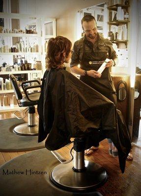 Wildroot Salon owner and Master Stylist - Mathew Hintzen http://www.mathewhintzenstylist.com/