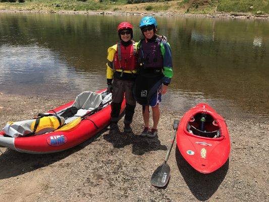 Kayaking the Upper Colorado.