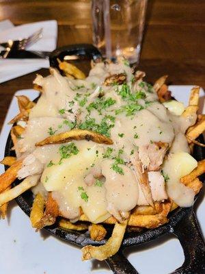 Duck Poutine With cheese curds