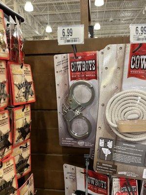 Cowboy handcuffs for 6.99 lol