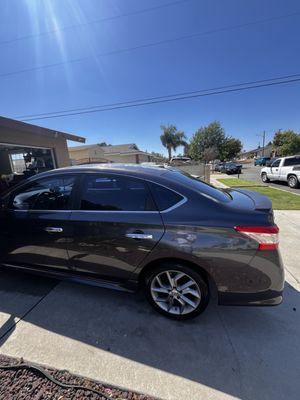 Nissan Sentra after service