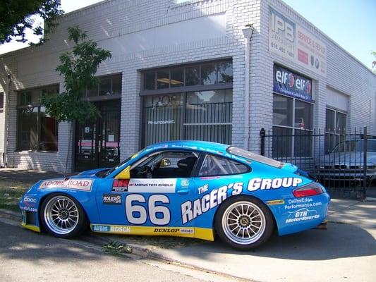 World famous Racers Group Porsche GT3RSR that won Daytona 24 and LeMans 24 races in 2003