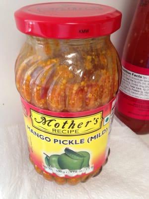 Mother's mango pickle!