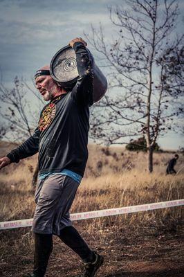 My client Matt crushing the bucket carry.