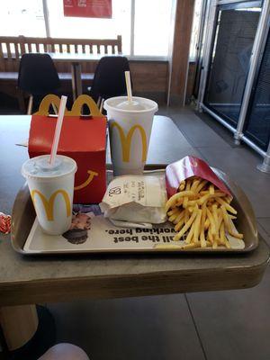 Nothing a good old fashion burger and fries