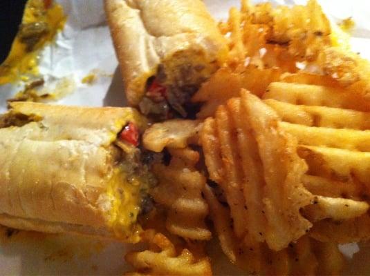 Philly and fries!