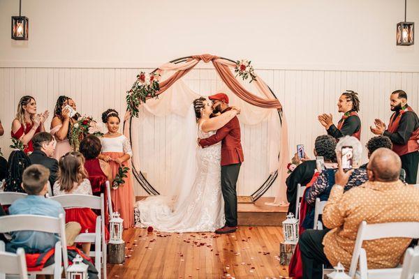 Smaller Weddings may be accommodated in the Willow Room.