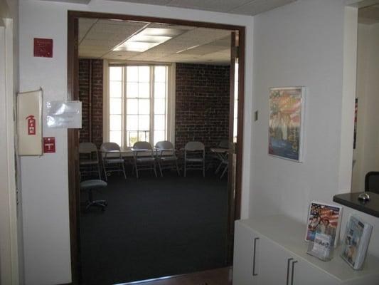 Entryway and classroom