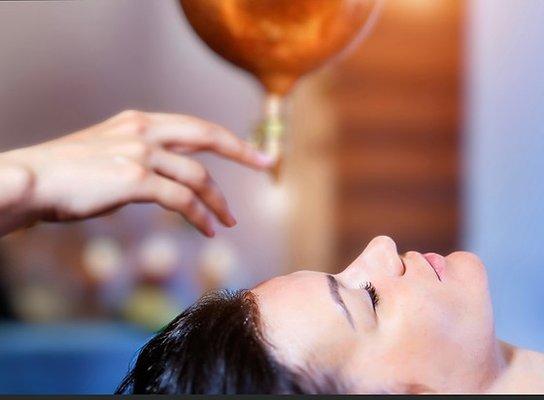 Shirodhara is a classic Ayurvedic therapy or the practice of slowly and steadily flow medicated oil or medicated decoctions on the forehead.