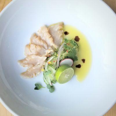 Albacore with Yuzu Vinaigrette