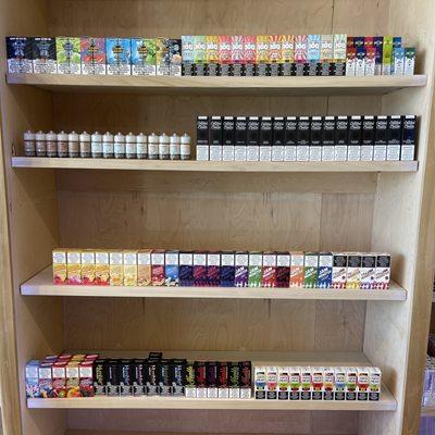 Vape juice of all flavors and kinds, more to come as well!