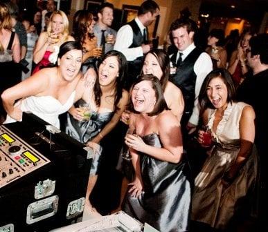 Orlando Wedding DJ, Our DJ Rocks keeping the dance floor filled at the University Club in Orlando, Florida.