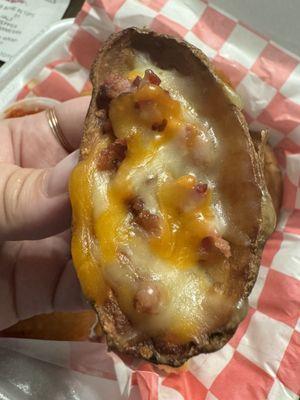 Loaded potato skin