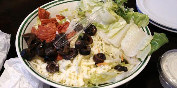 Whole House Salad - very small portion for the price, terrible and old looking lettuce