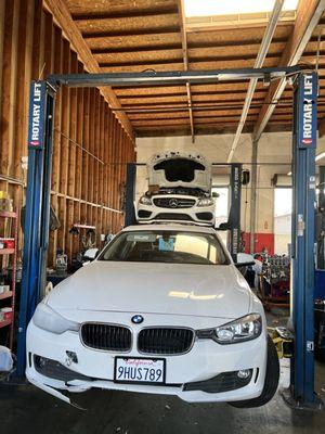 German cars are welcome. Our technicians are confident and love working on foreign vehicles.