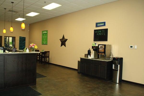 Counter and Refreshment Center